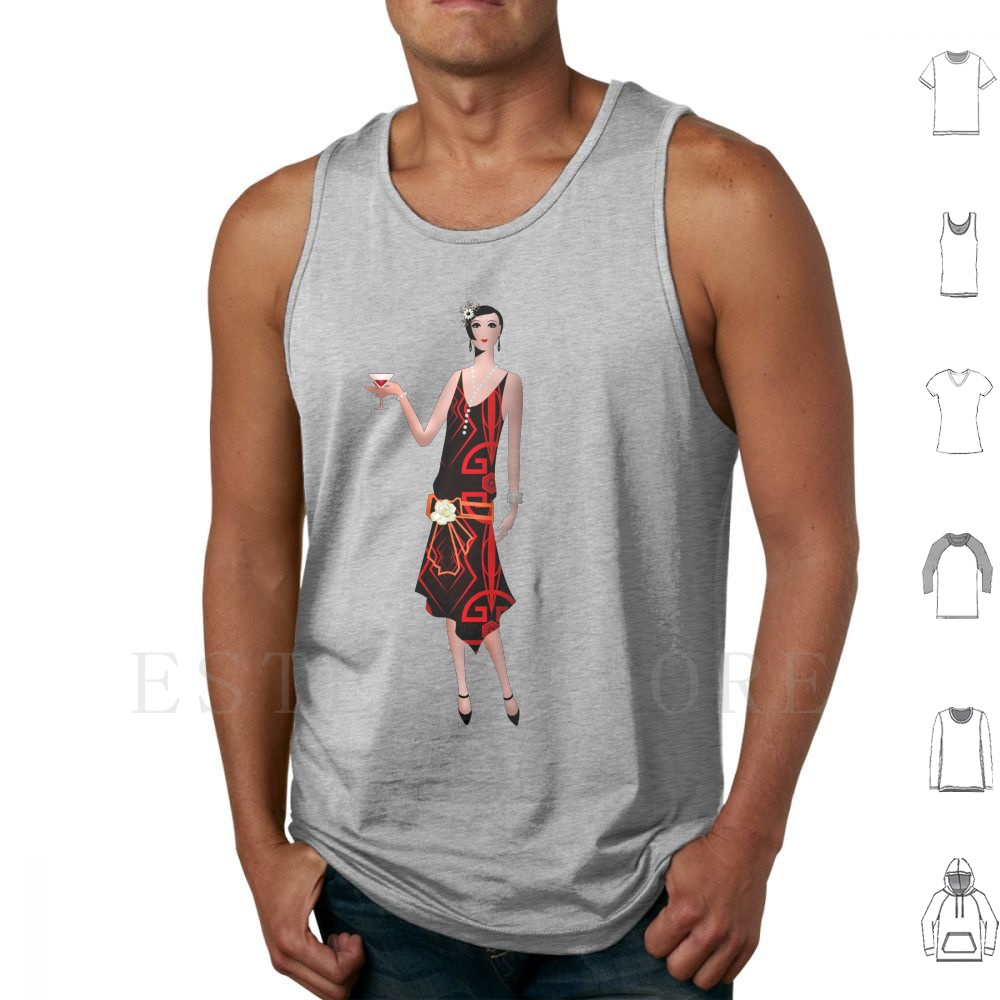 Mens Fashion In The 1920S - Gatsby Flapper-1920-х годов Винтажная мода Майки