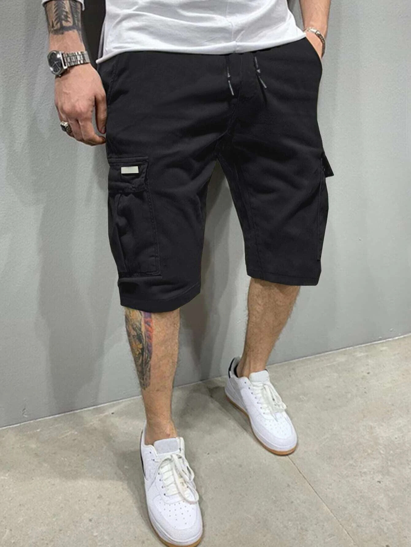 Mens Fashion Workwear - Летние мужские укороченные брюки, модные шорты