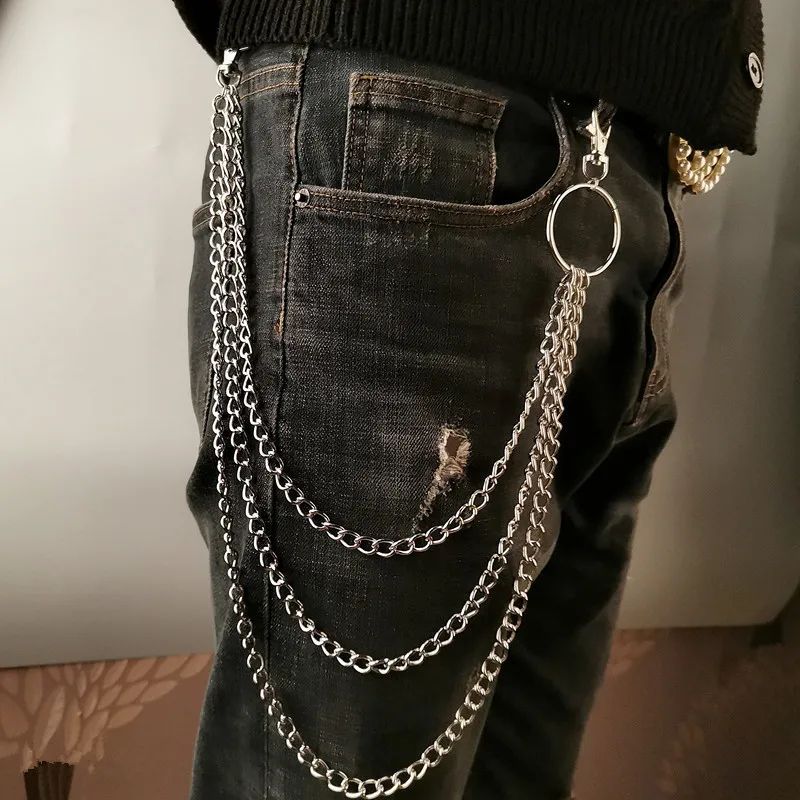 Belt Mens Fashion - Металлическая цепочка-ремень в стиле панк с