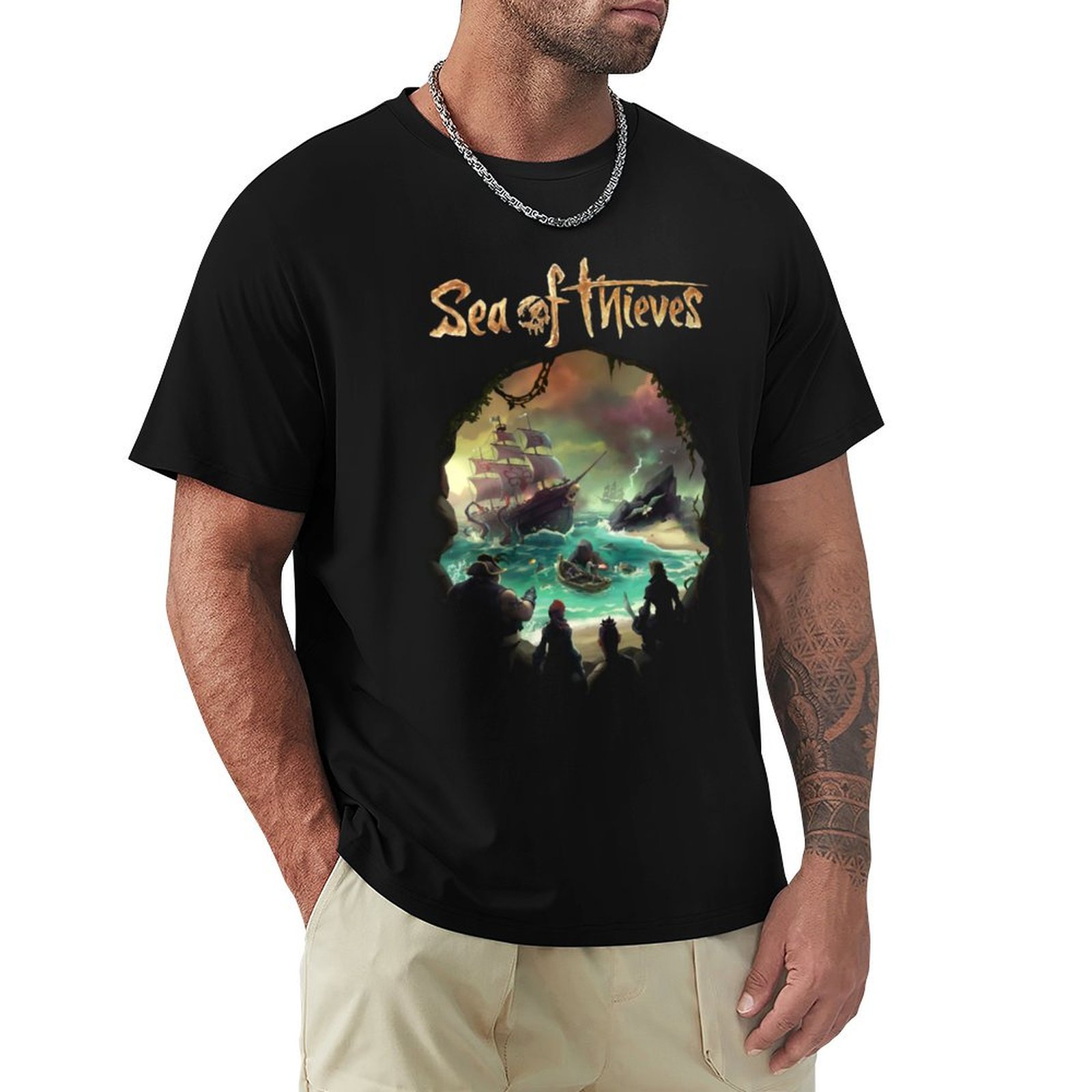 Men'S Fashion Online - Футболка с модным принтом из онлайн-игры
