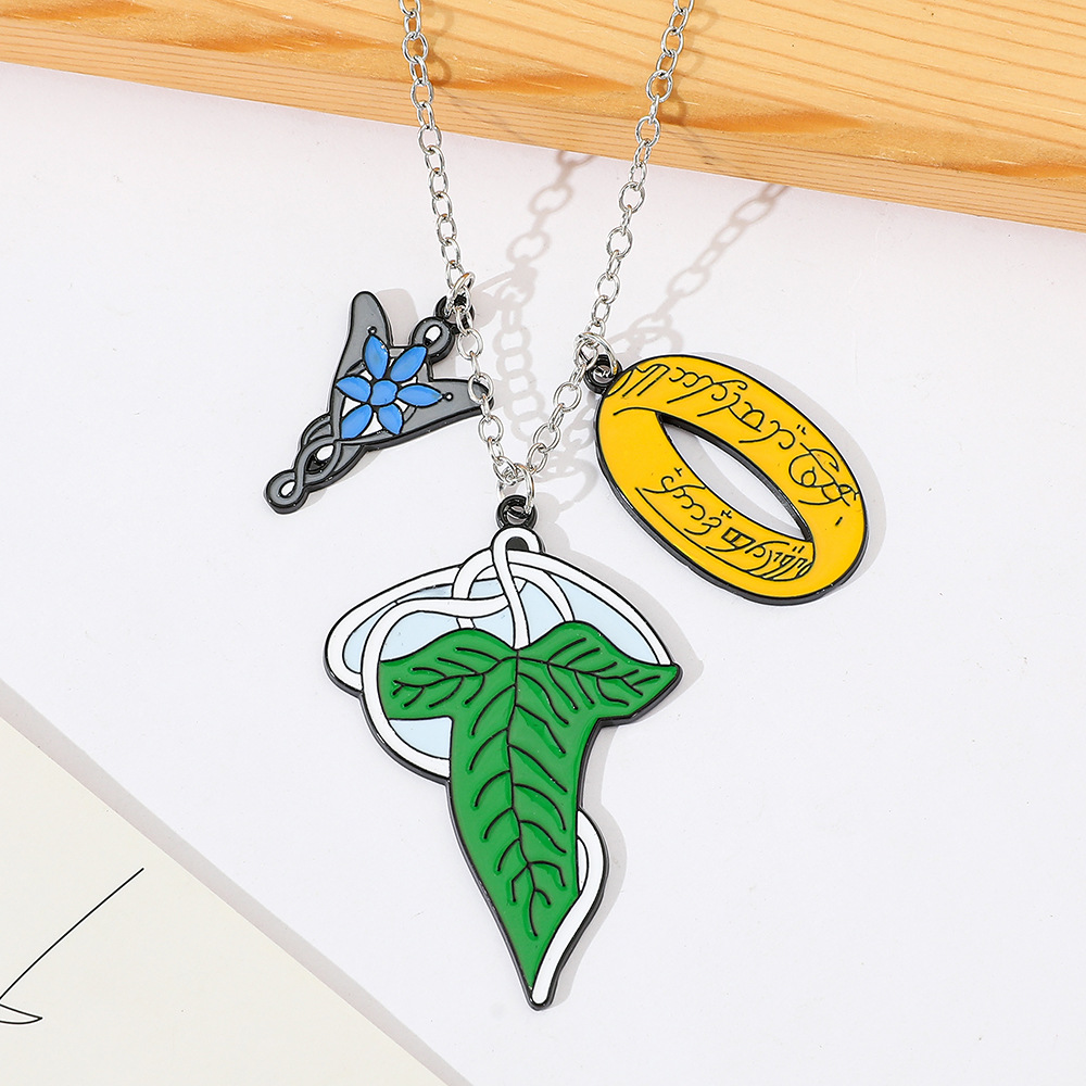 Men'S Fashion Necklaces - Ожерелье с изображением эльфов из «Властелина
