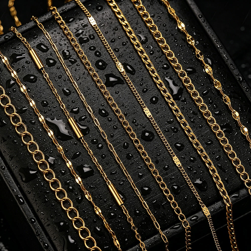 Men'S Fashion Necklaces - 2-метровые длинные цепи из нержавеющей стали