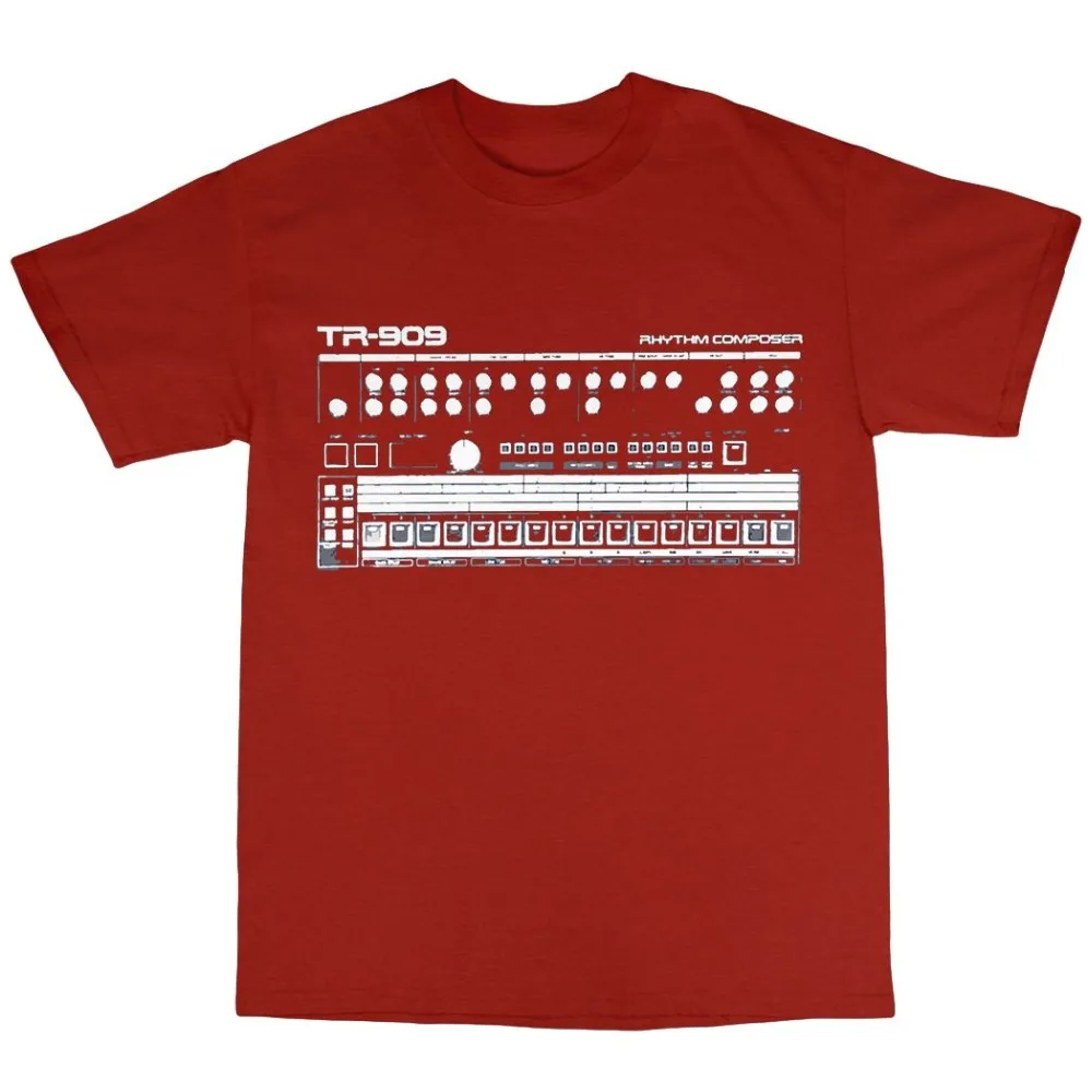 Men'S Fashion Online - Футболка в стиле Tr-909, 100% хлопок,