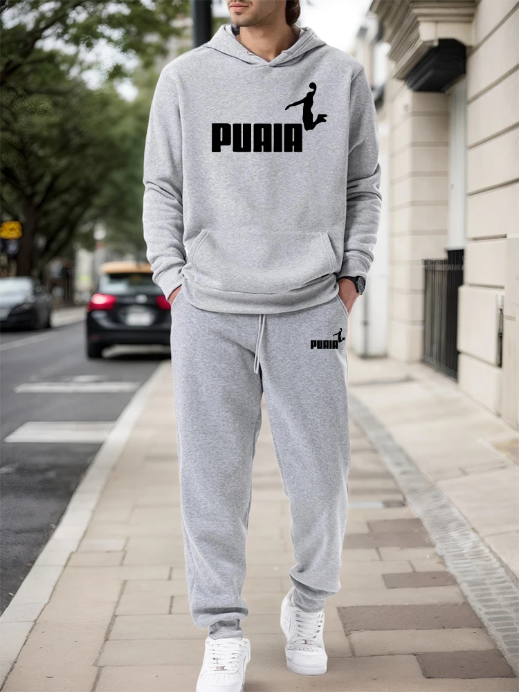 Mens Fashion Workwear - Мужской комплект: худи и брюки 2026