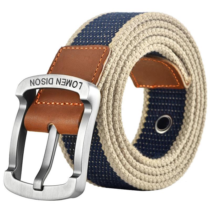 Belt Mens Fashion - Утолщенный нейлоновый ремень, молодежный холщовый ремень,