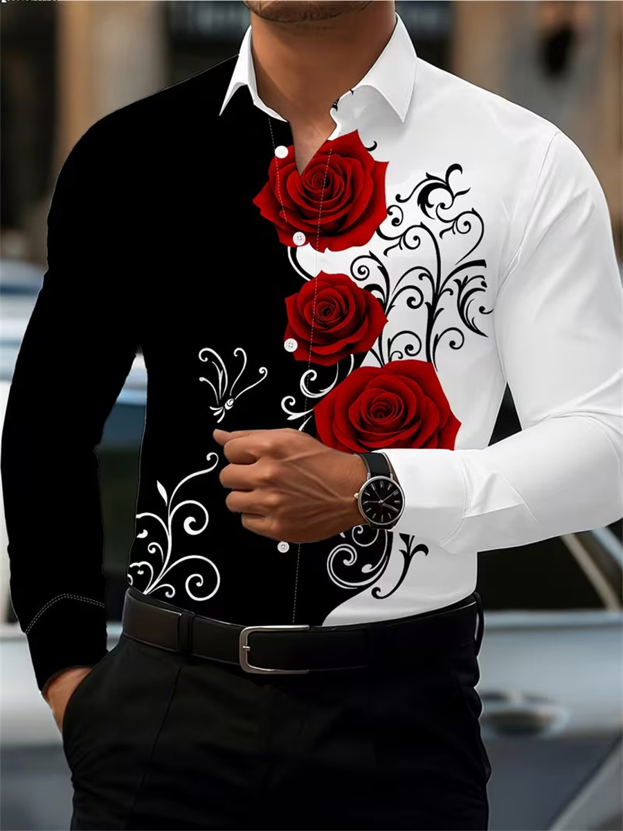 Men'S Fashion Rules - Мужская рубашка с длинным рукавом и