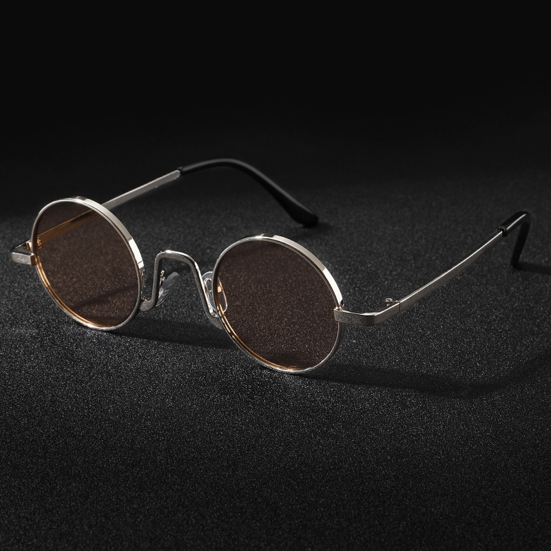 Men'S Fashion Round Glasses - Винтажные дизайнерские солнцезащитные очки для мужчин,