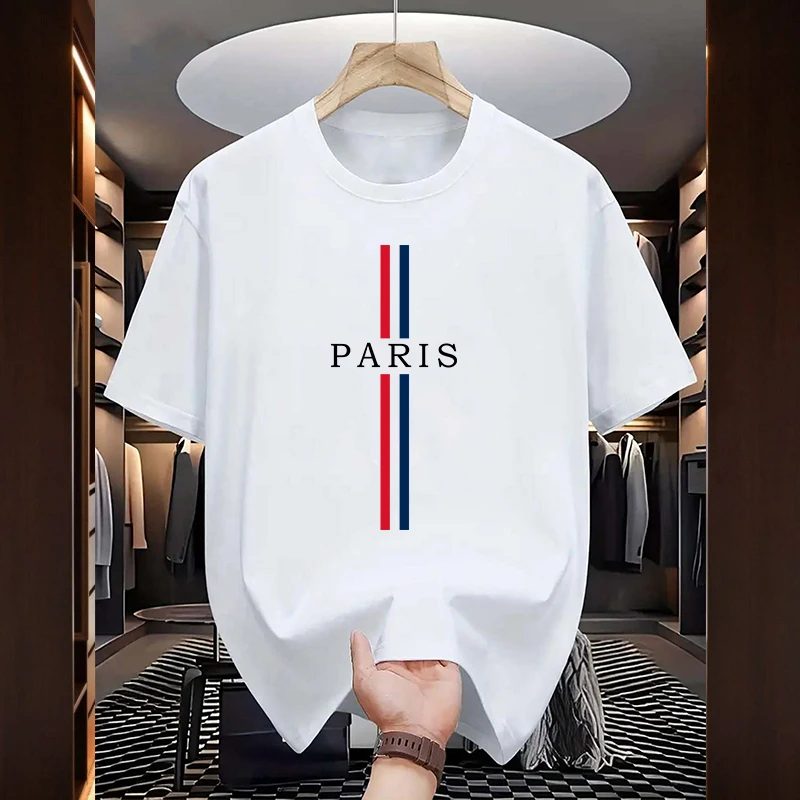 Men'S Fashion Paris 2025 - Лидер продаж 2024 года, мужская футболка