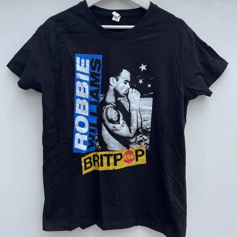 Men'S Fashion Uk - Футболка Robbie Williams Britpop Tour UK,