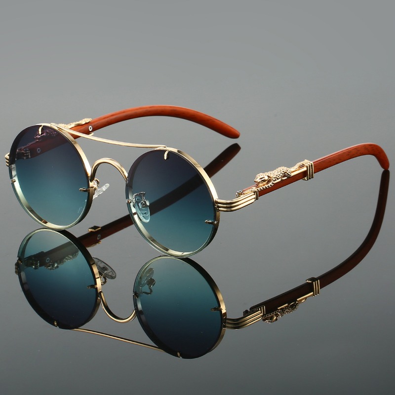 Men'S Fashion Round Glasses - Популярные круглые солнцезащитные очки для мужчин,