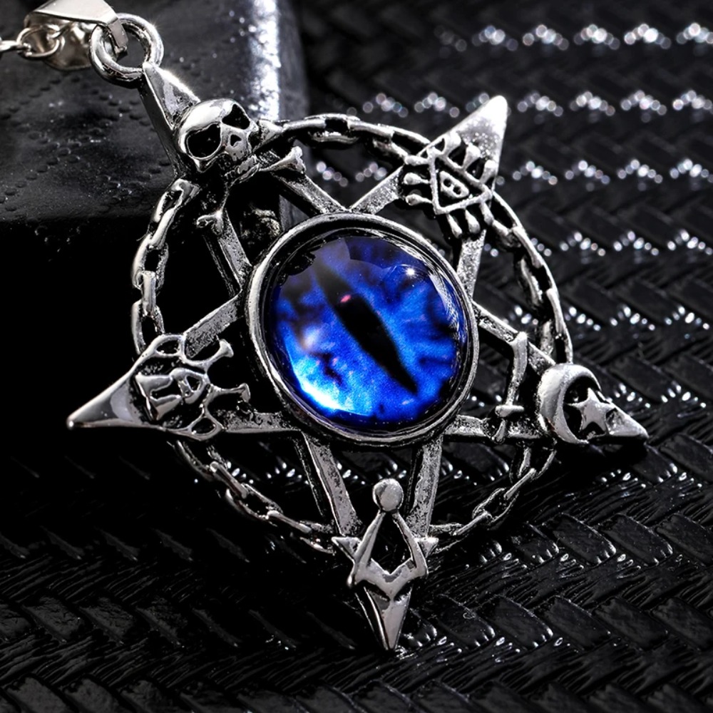 Men'S Fashion Necklaces - Подвеска-кулон в форме пятиконечной звезды с