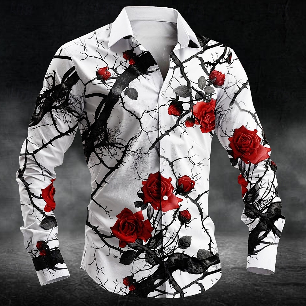 Men'S Fashion Rules - Модная мужская рубашка с 3D-принтом в