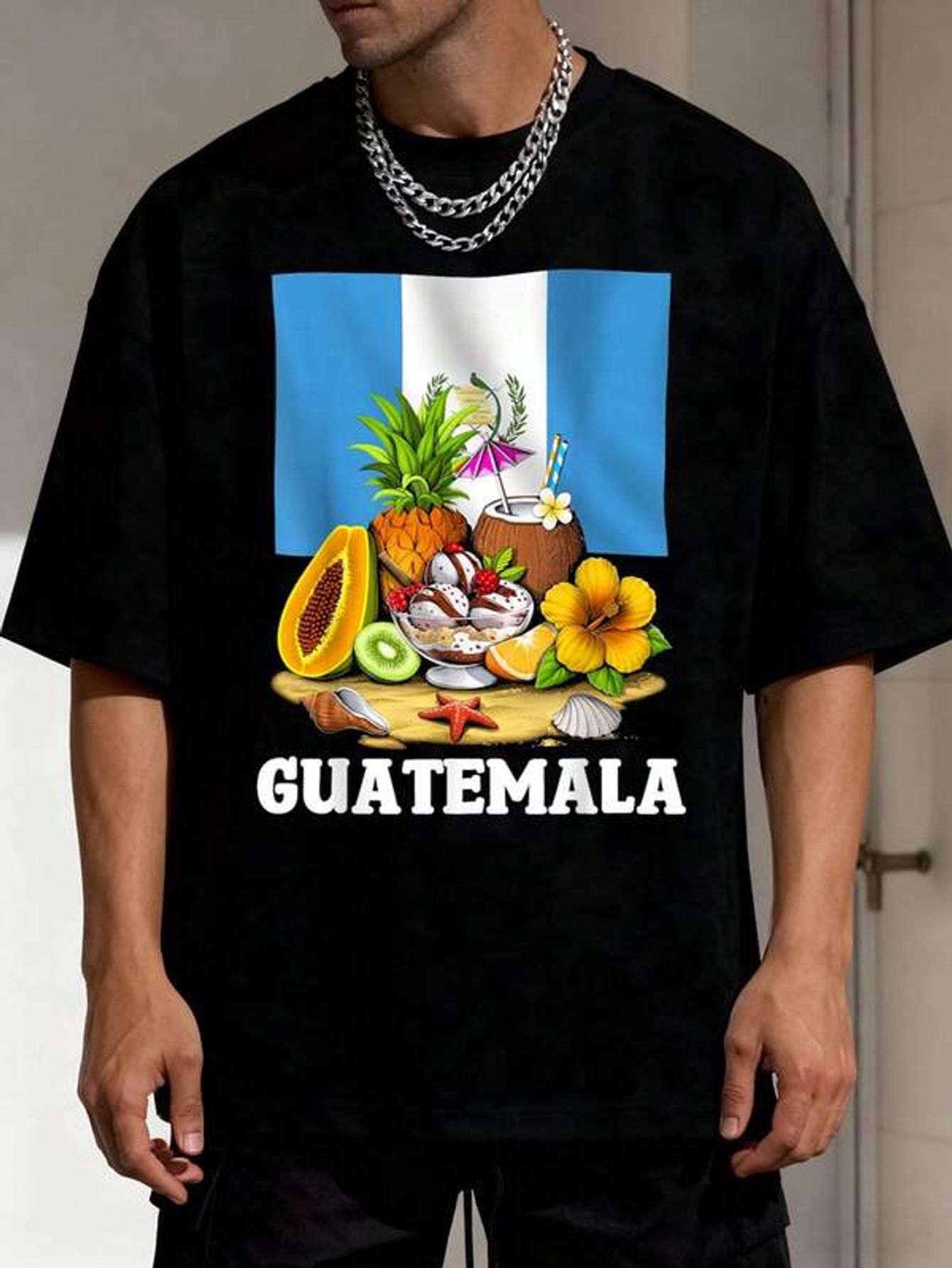 Men'S Fashion Guatemala - Футболка с гватемальской символикой для путешествий