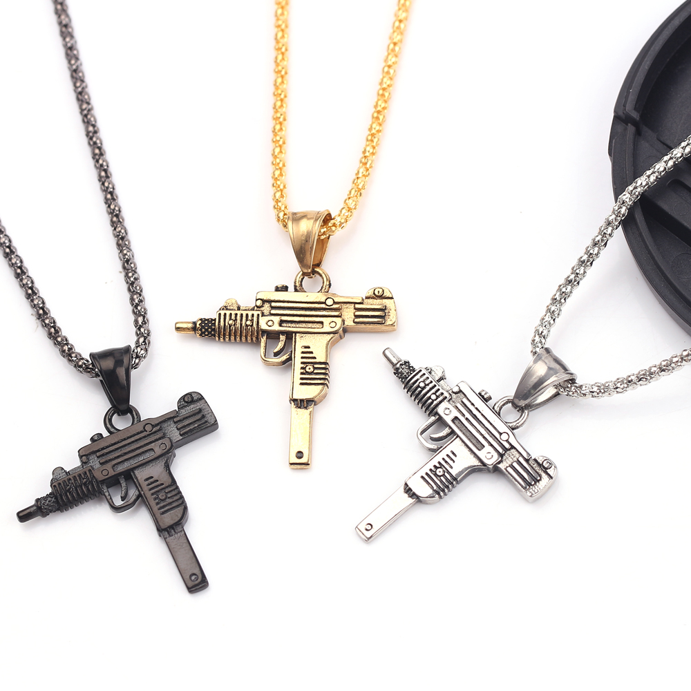 Кулон-подвеска в виде пистолет – обзор и цена Men'S Fashion Necklaces