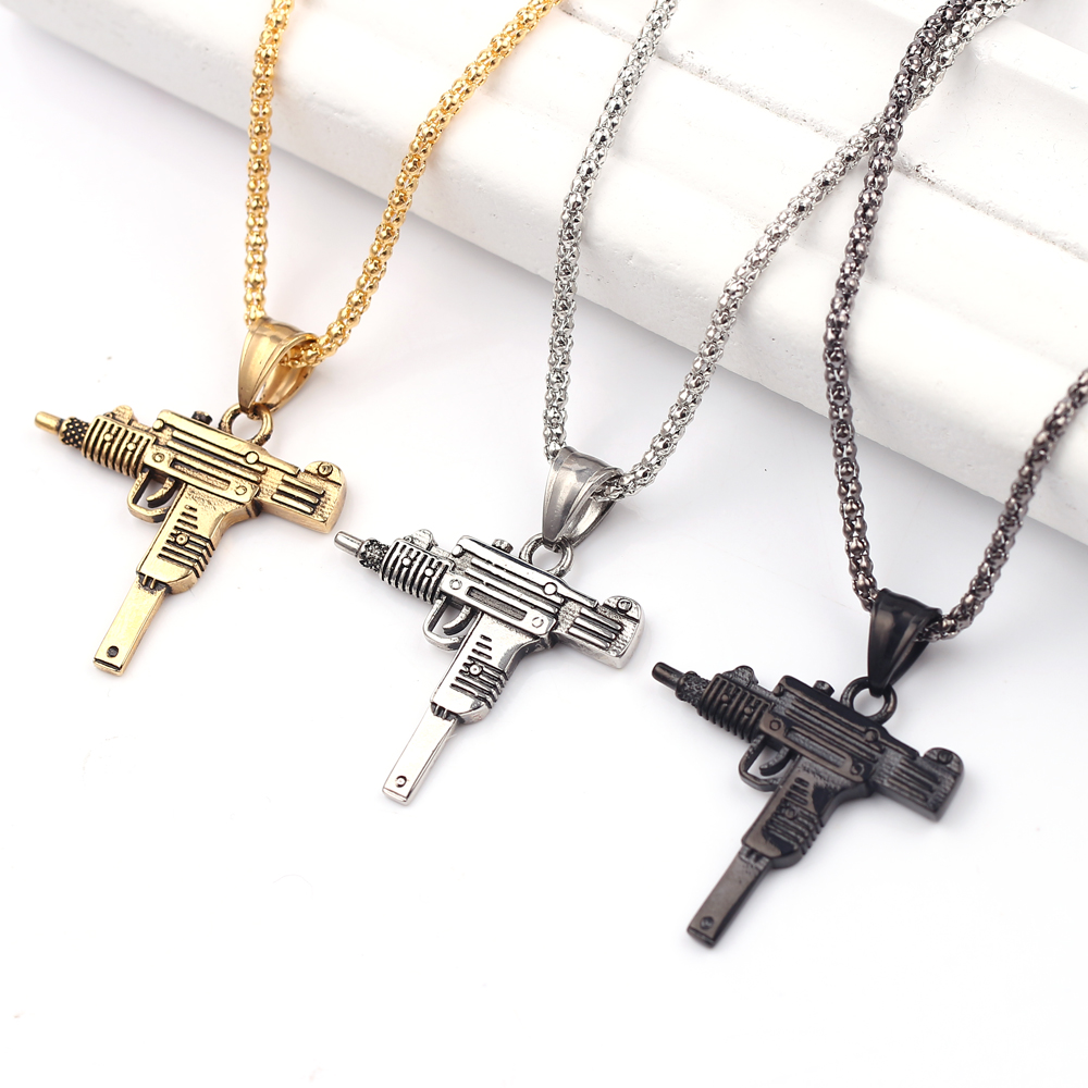 Кулон-подвеска в виде пистолет – обзор и цена Men'S Fashion Necklaces