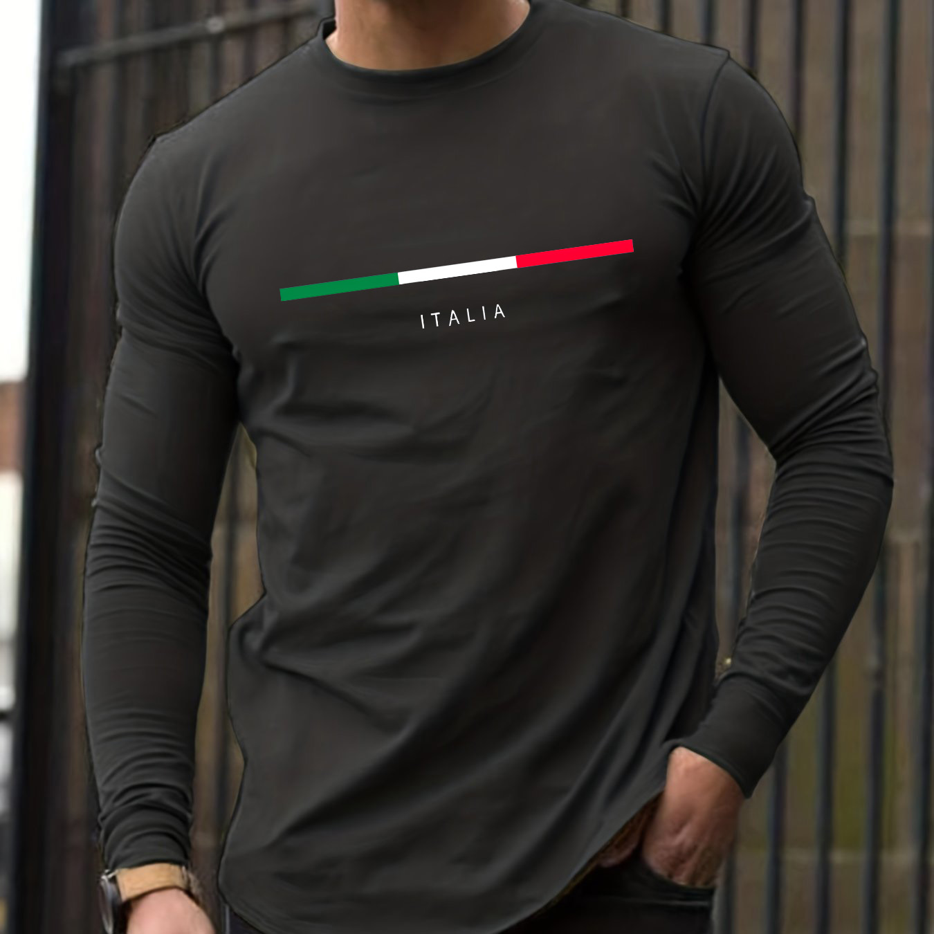 Мужская свободная футболка из  – обзор и цена Mens Fashion Casual