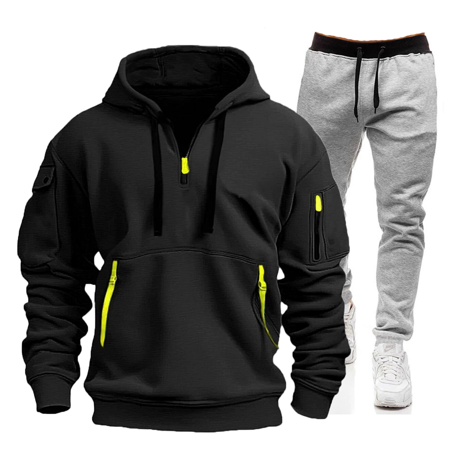 Мужской спортивный костюм-двой – обзор и цена Mens Fashion Zip Up
