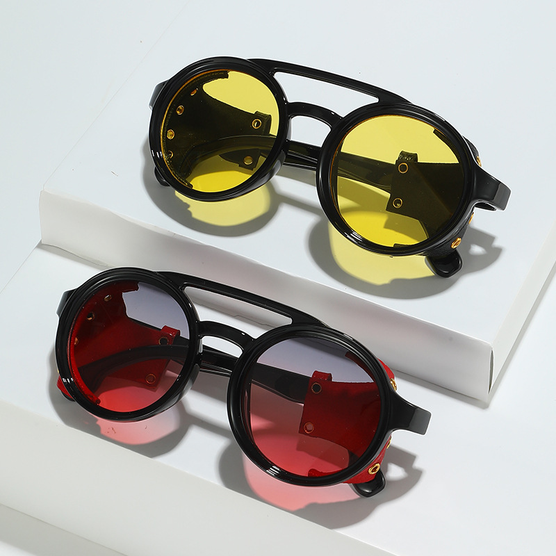 Ретро-солнцезащитные очки с за – обзор и цена Men'S Fashion Round Glasses