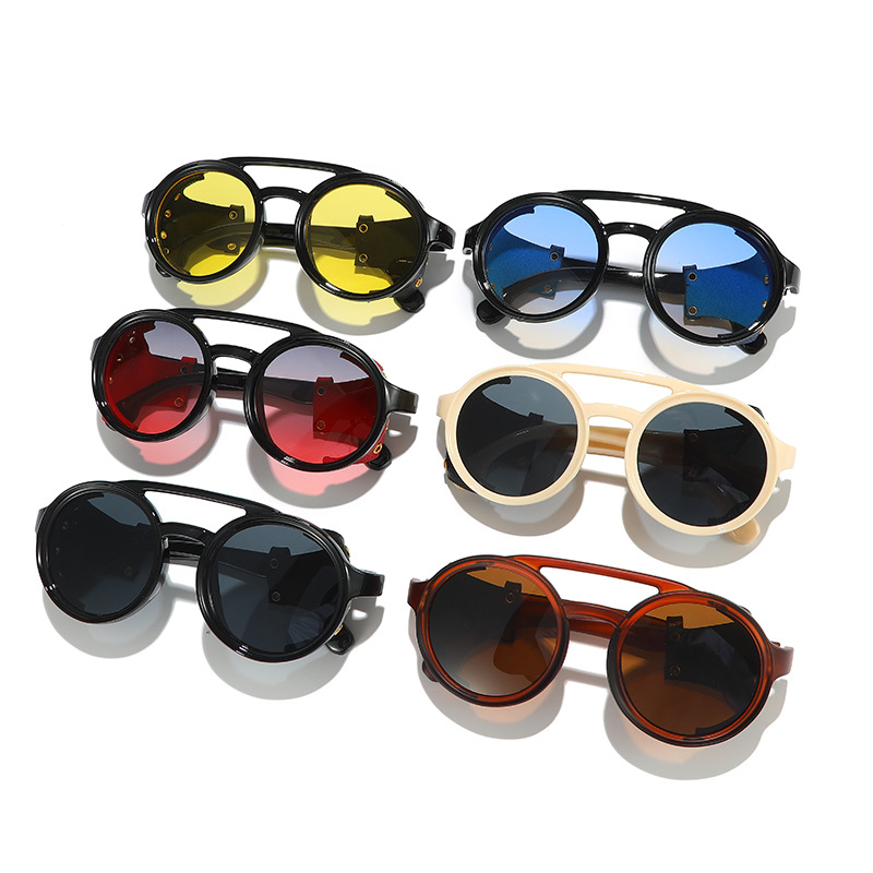 Ретро-солнцезащитные очки с за – обзор и цена Men'S Fashion Round Glasses