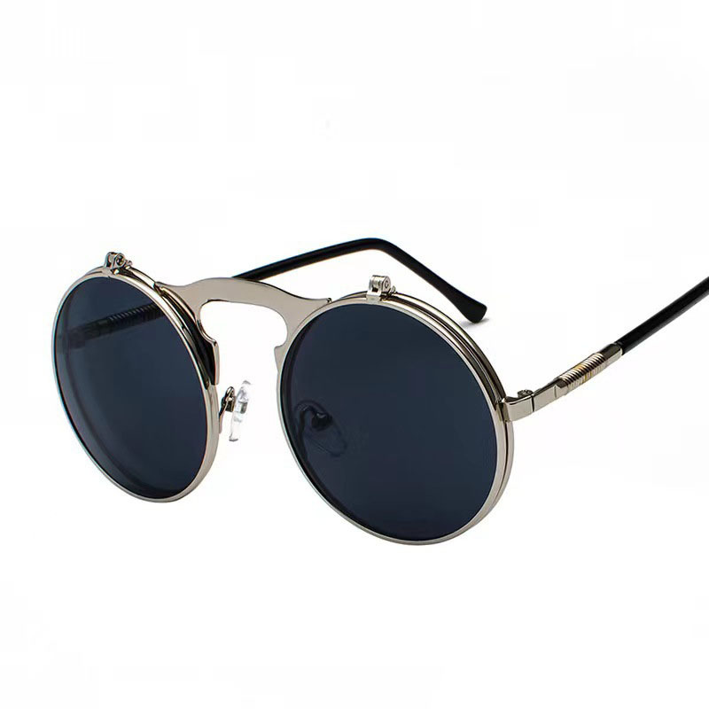 Ретро-очки в стиле стимпанк, к – обзор и цена Men'S Fashion Round Glasses