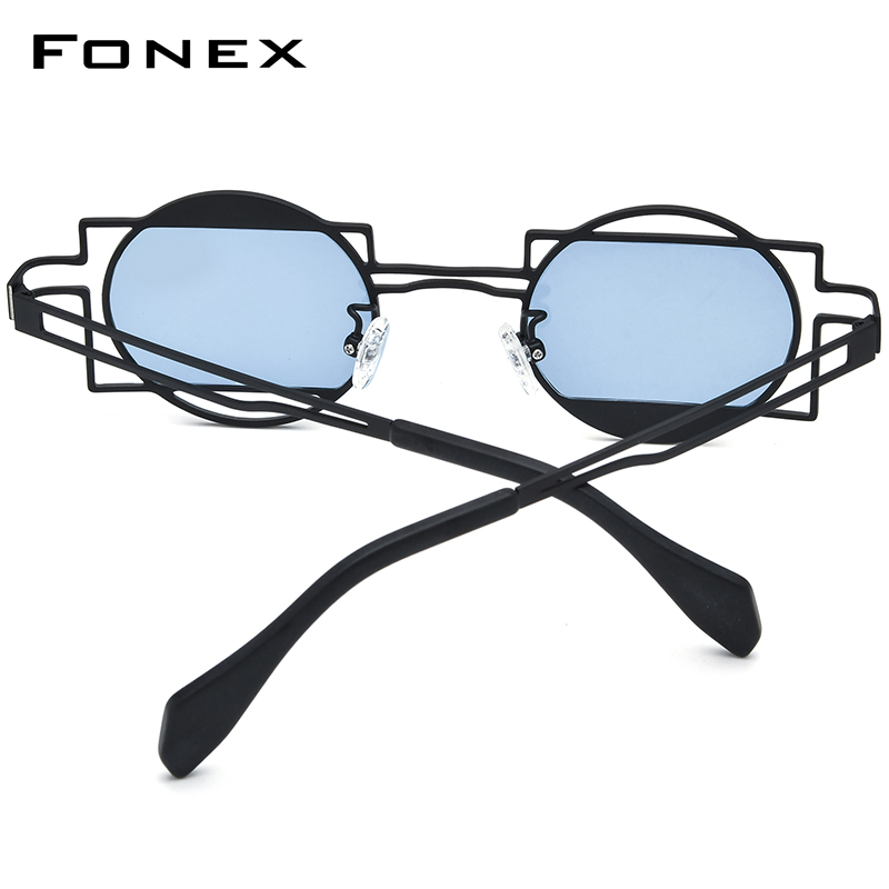 Солнцезащитные очки FONEX из ч – обзор и цена Men'S Fashion Round Glasses