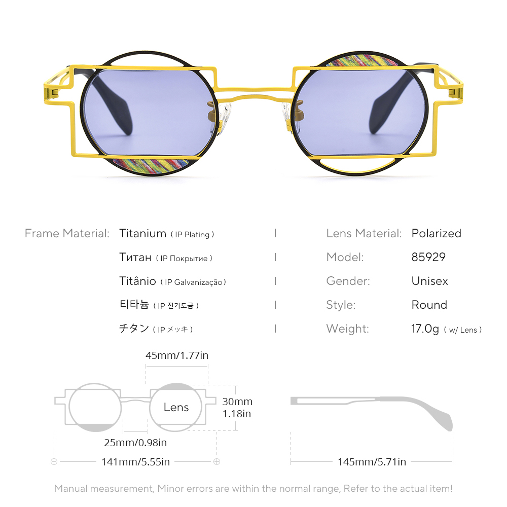Солнцезащитные очки FONEX из ч – обзор и цена Men'S Fashion Round Glasses