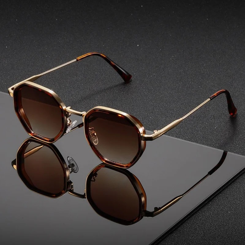 1 пара модных круглых металлич – обзор и цена Men'S Fashion Round Glasses