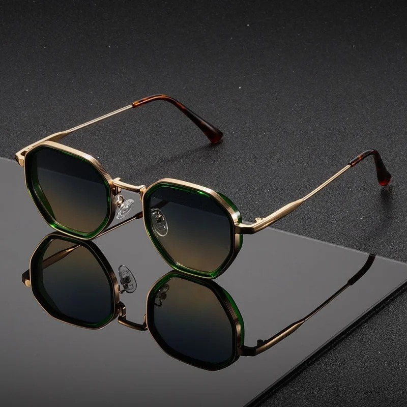 1 пара модных круглых металлич – обзор и цена Men'S Fashion Round Glasses