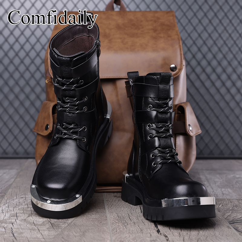 Высокие ботинки большого разме – обзор и цена Belt Mens Fashion