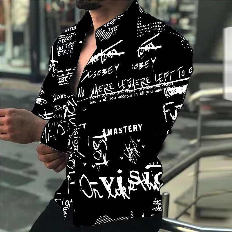 Мужская рубашка с длинным рука – обзор и цена Mens Fashion Casual