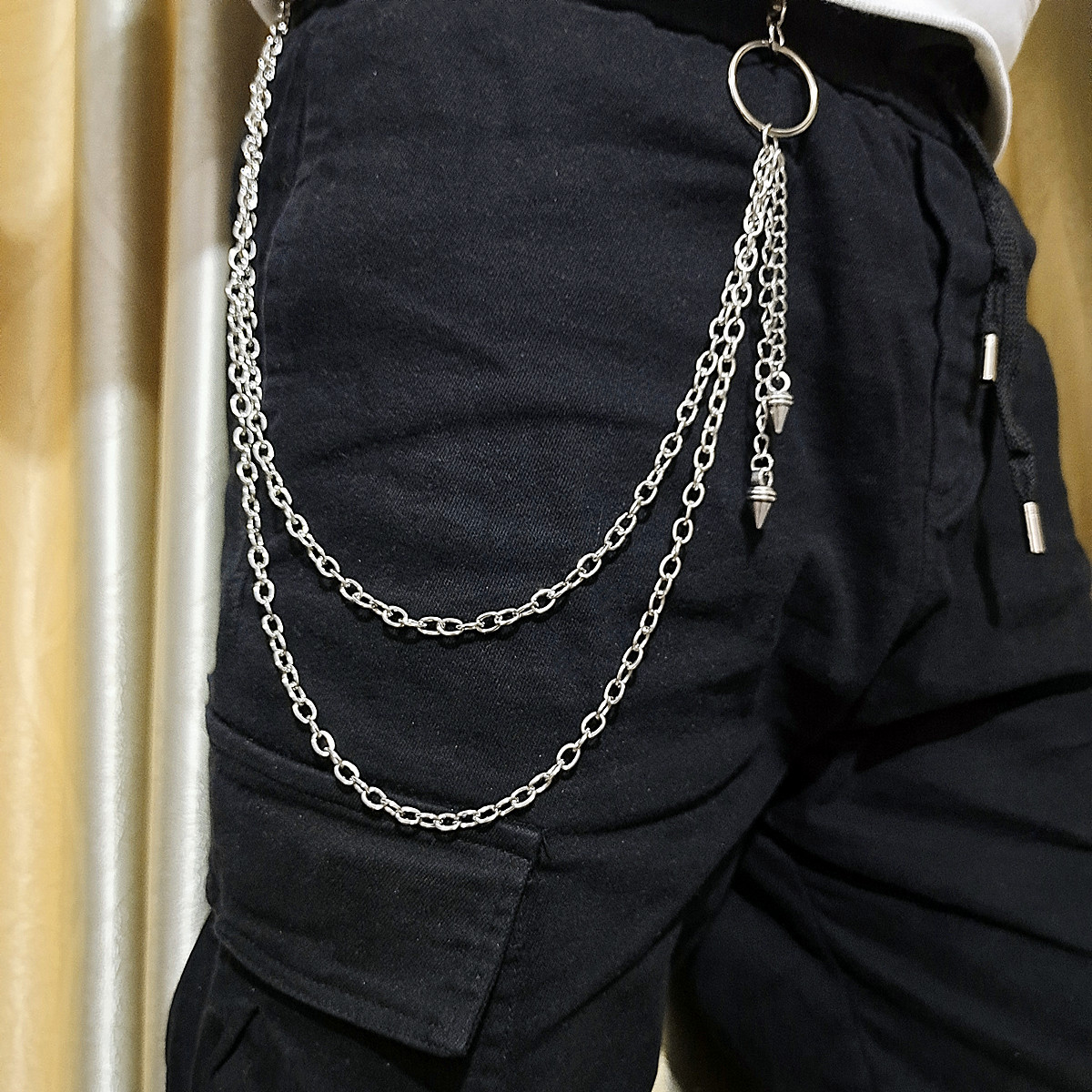 Панк-стрит брелок на талию-гот – обзор и цена Belt Mens Fashion