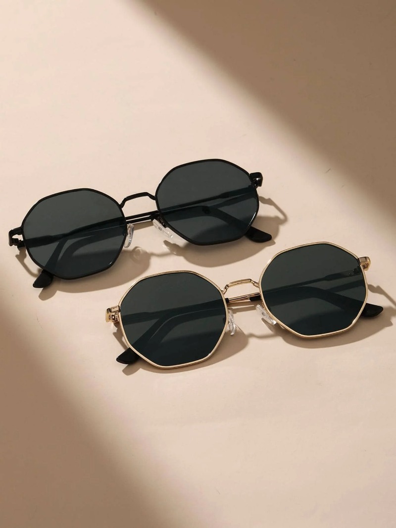 1/3 пары металлических солнцез – обзор и цена Men'S Fashion Round Glasses