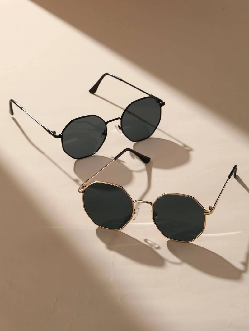 1/3 пары металлических солнцез – обзор и цена Men'S Fashion Round Glasses