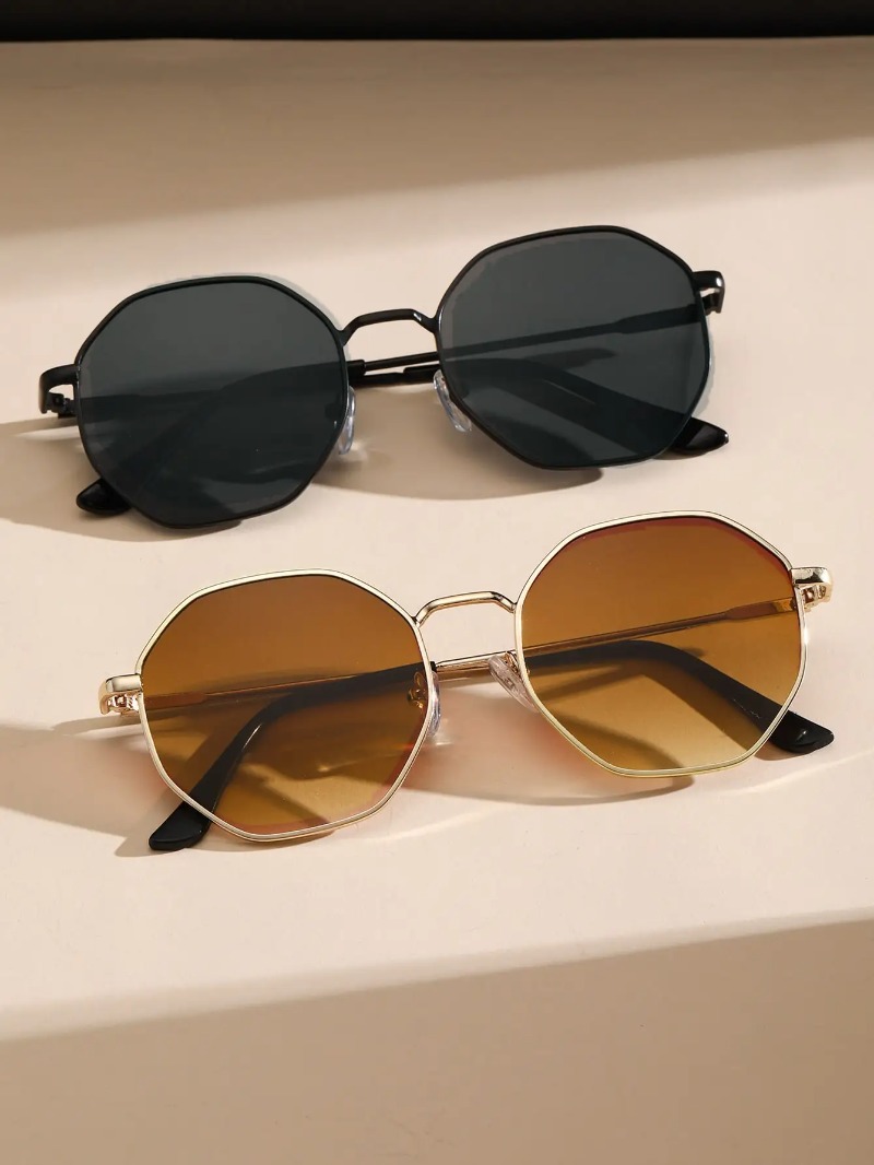 1/3 пары металлических солнцез – обзор и цена Men'S Fashion Round Glasses