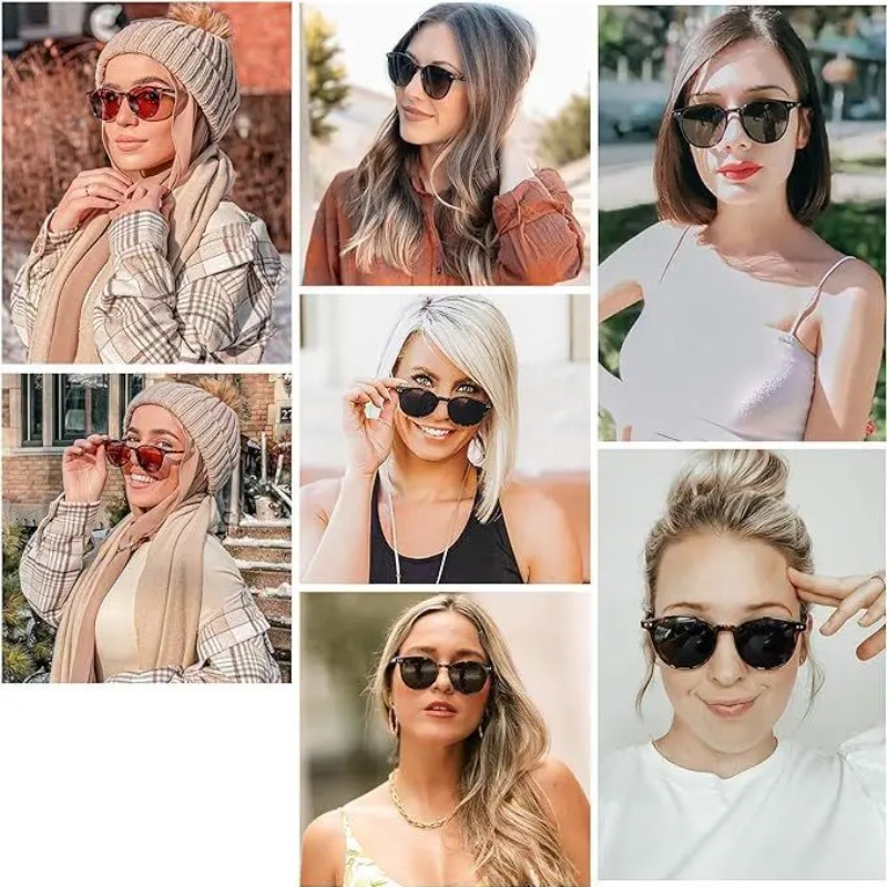 Винтажные модные круглые солнц – обзор и цена Men'S Fashion Round Glasses