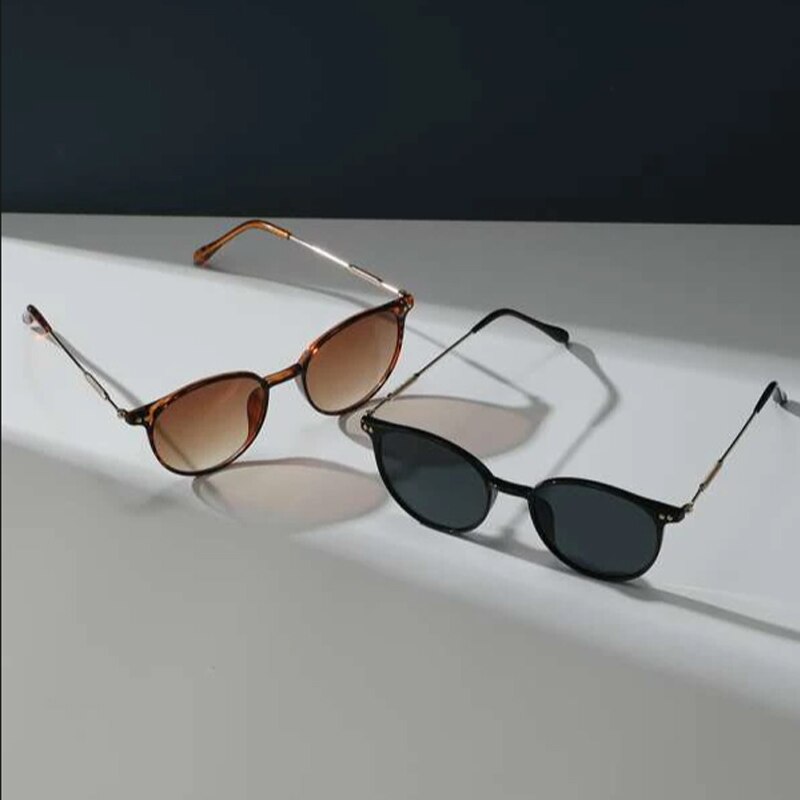 2 пары маленьких круглых солнц – обзор и цена Men'S Fashion Round Glasses